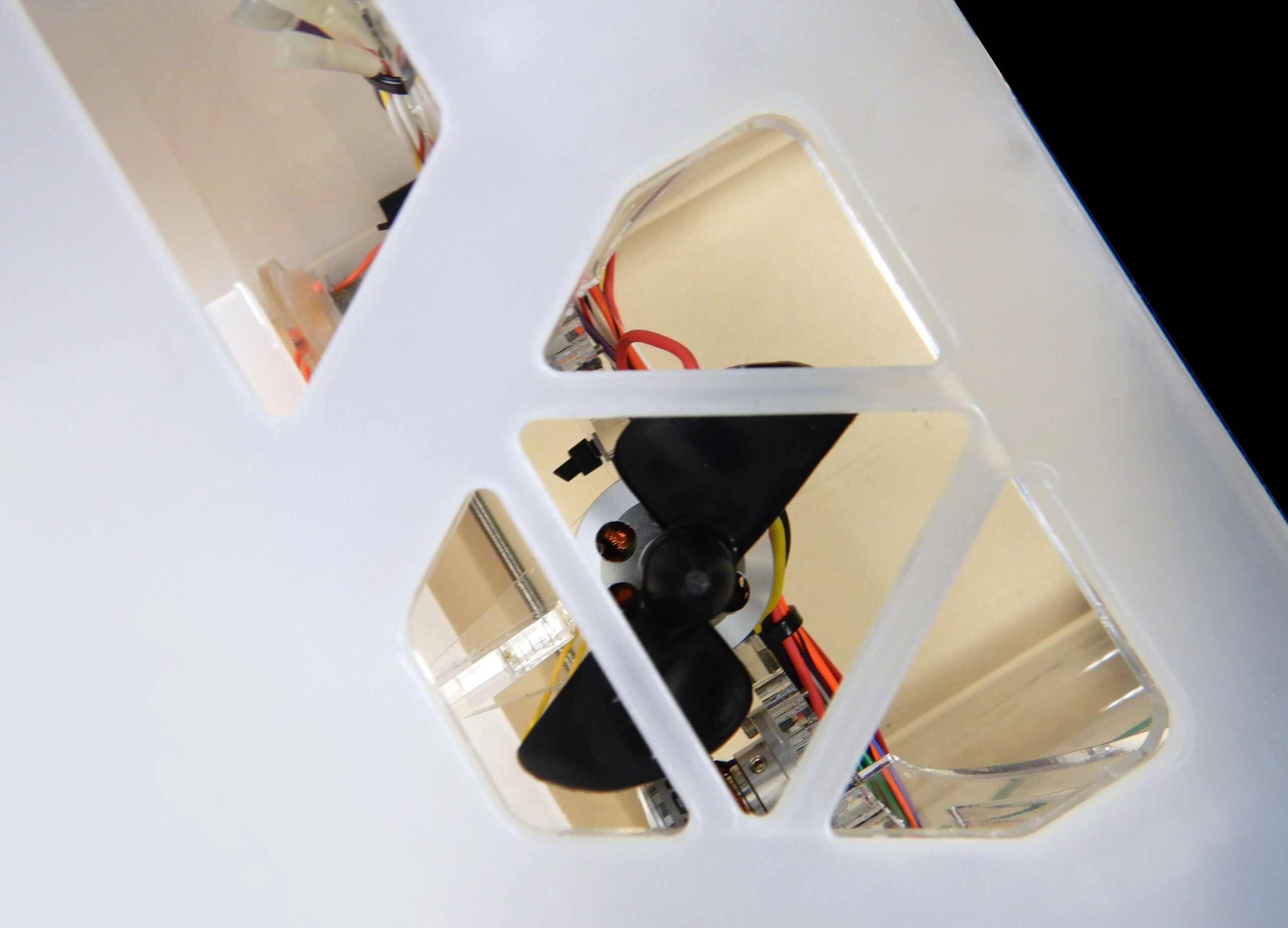 Close view of an OpenROV propeller